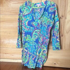 Lilly Pulitzer Vibrant Multicolor Paisley Dress